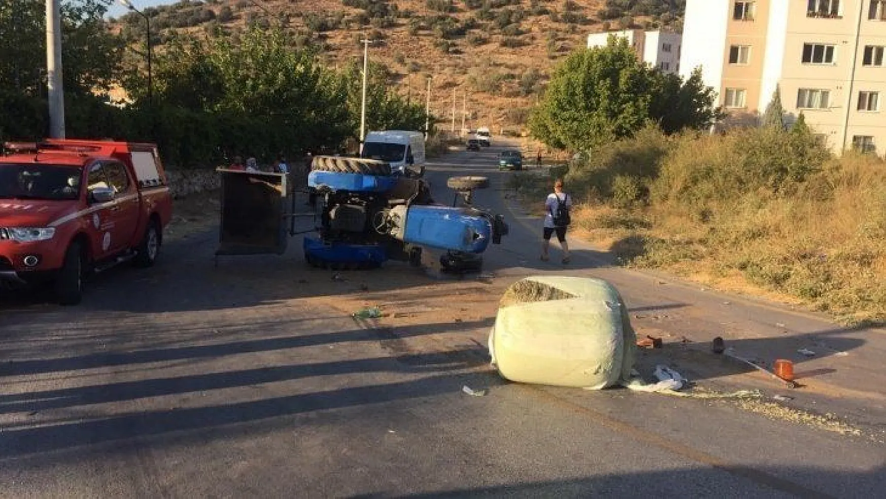 Milas'ta traktör kazası 1 kişi hayatını kaybetti