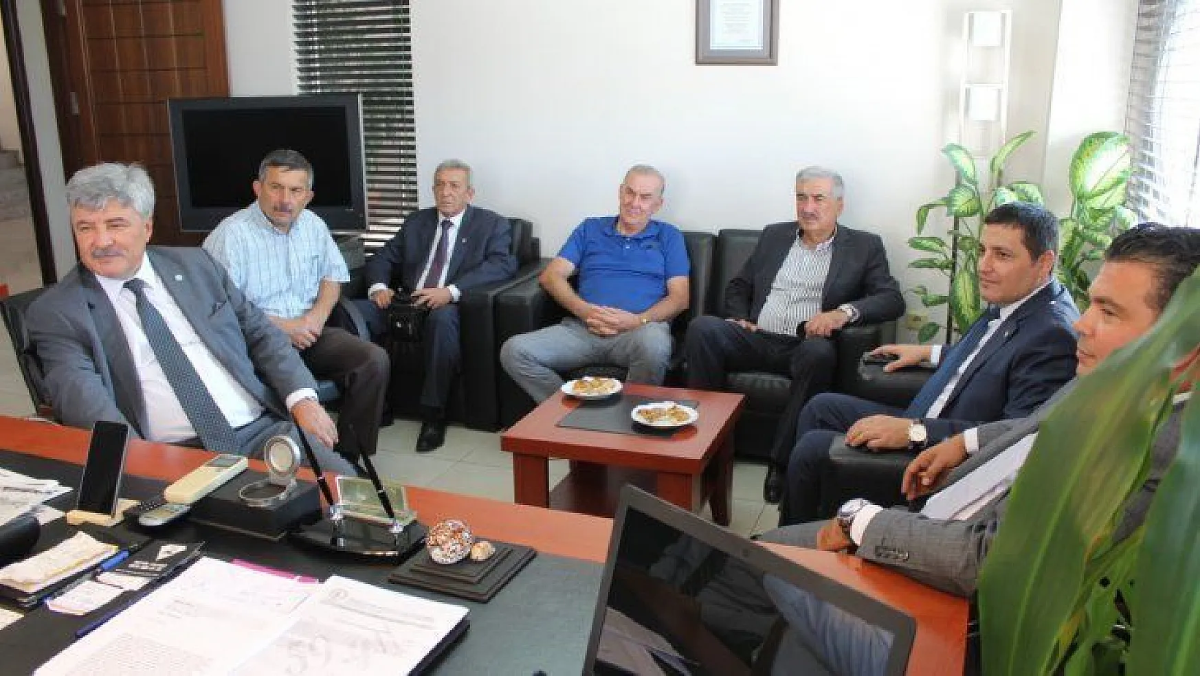 Milletvekili Ergun'dan Soydemir'e ziyaret