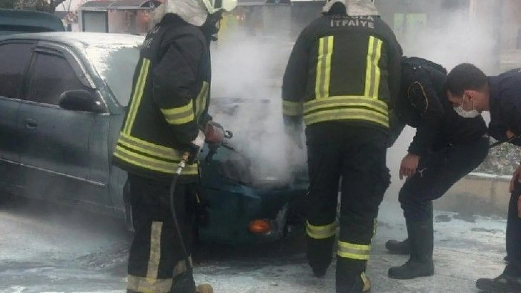 Muğla'da araç yangını