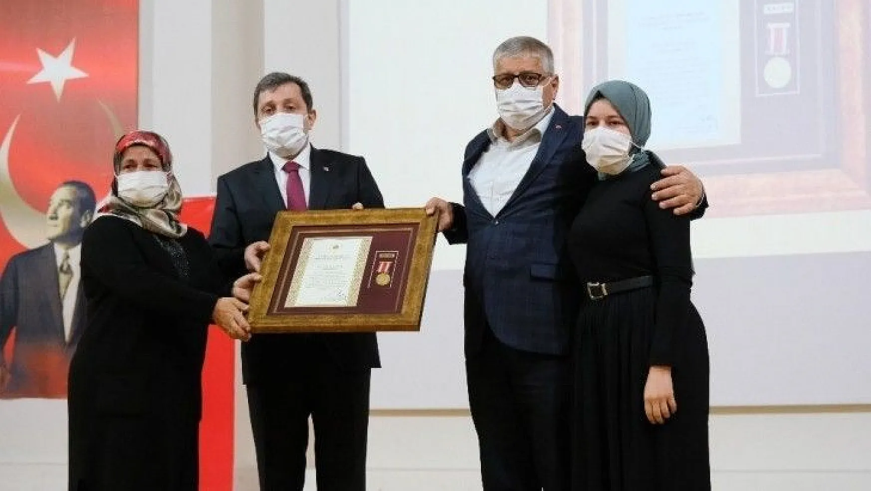 Muğla'da Devlet Övünç Madalyası ve Beratı Tevcih Töreni gerçekleştirildi