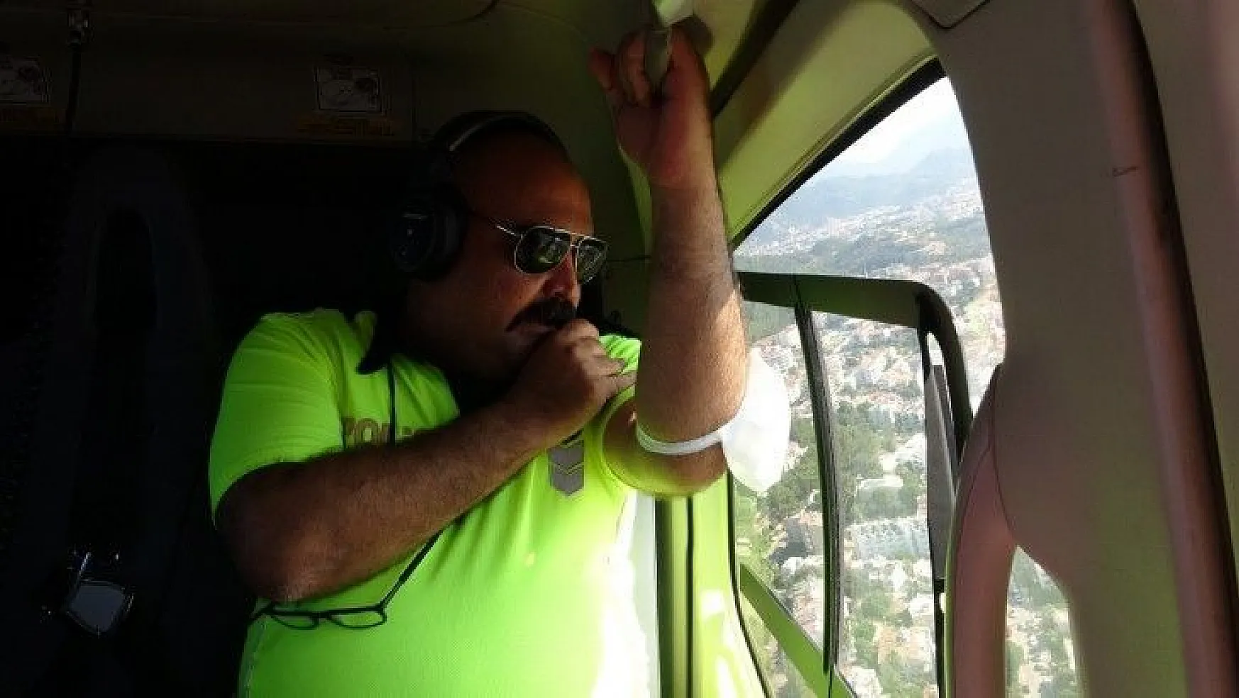 Muğla'nın 'uçan göz'ü 15 Temmuz şehit ve gazileri için havalandı