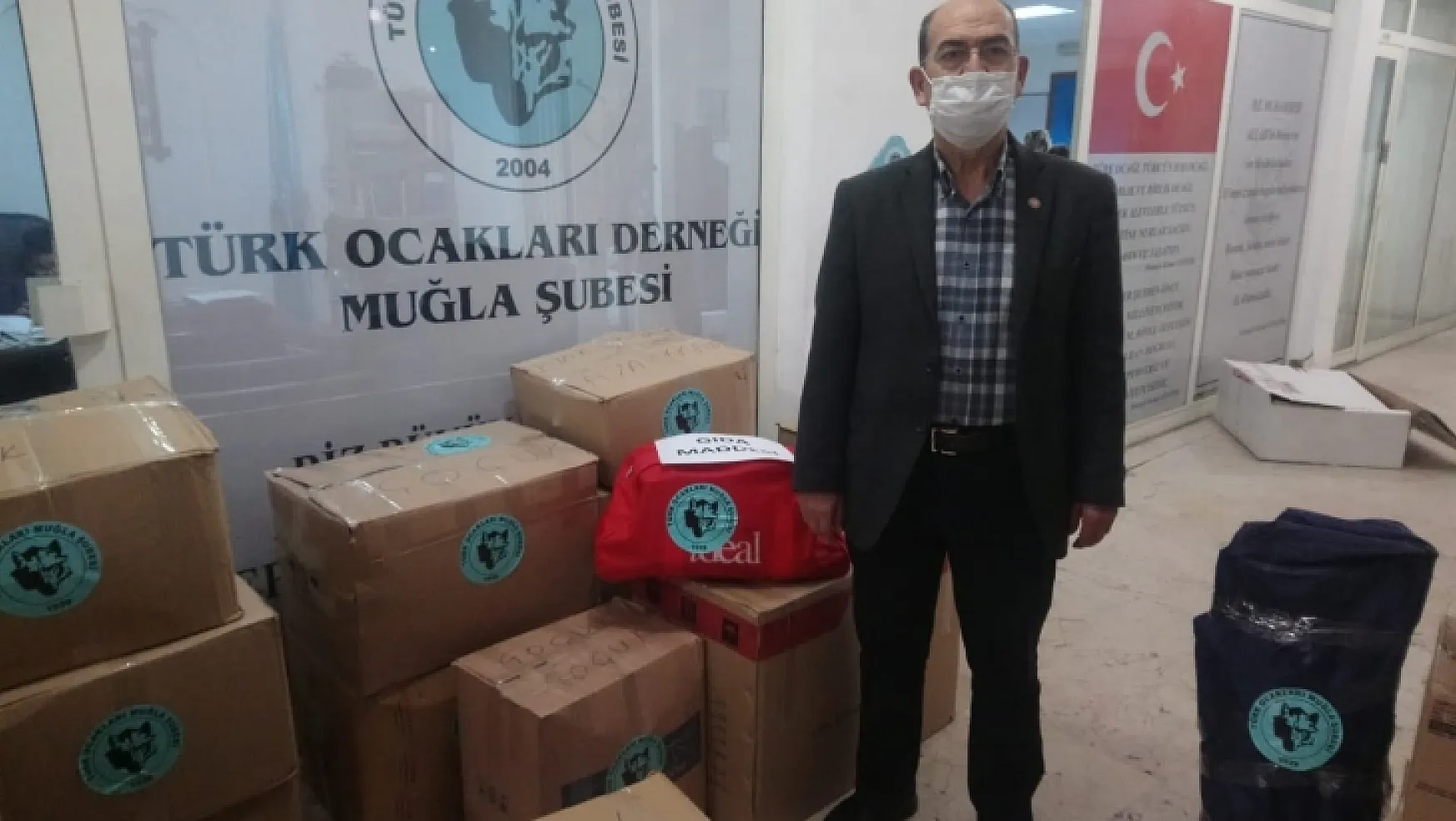 Muğla Türk Ocakları'ndan Şemdinli'ye yardım