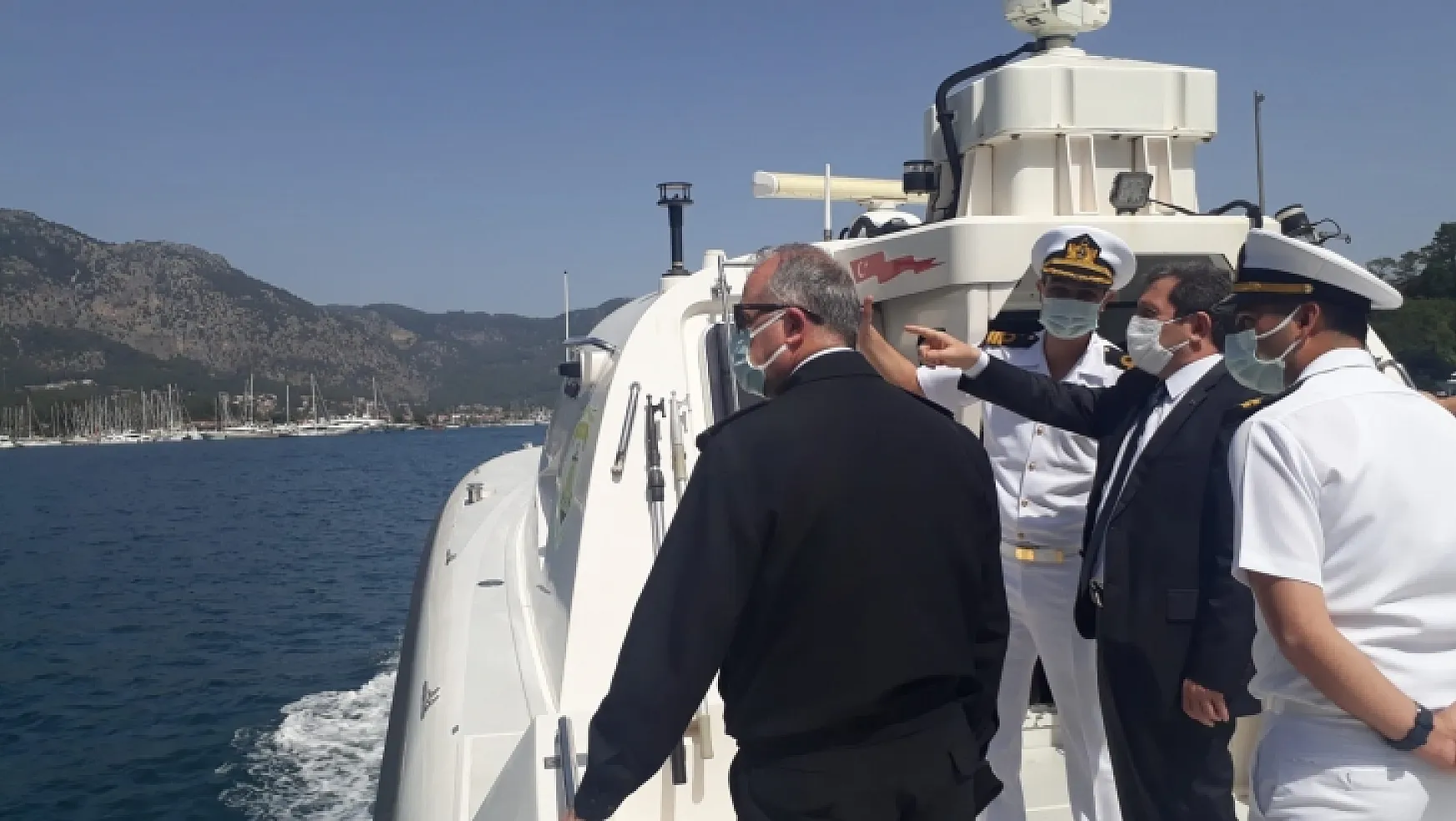 Muğla Valisi Orhan Tavlı, İnşa Faaliyetleri Devam Eden Sahil Güvenlik Karakolu ve Göcek Koylarında İncelemelerde Bulundu