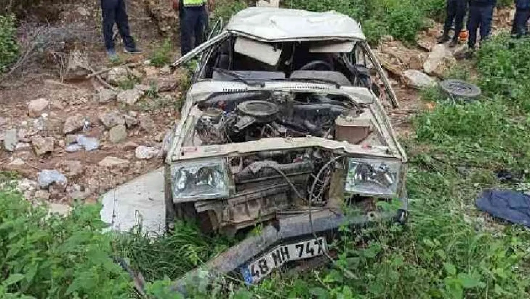 Muğla'da trafik kazası 1 ölü, 1 yaralı