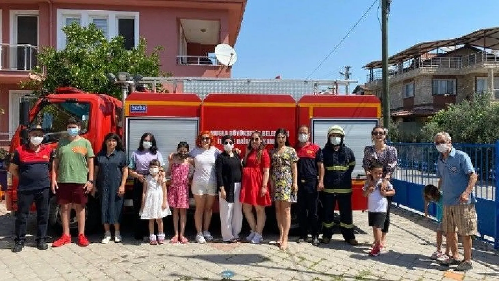 Nursel Özdemir'de yangın tatbikatı