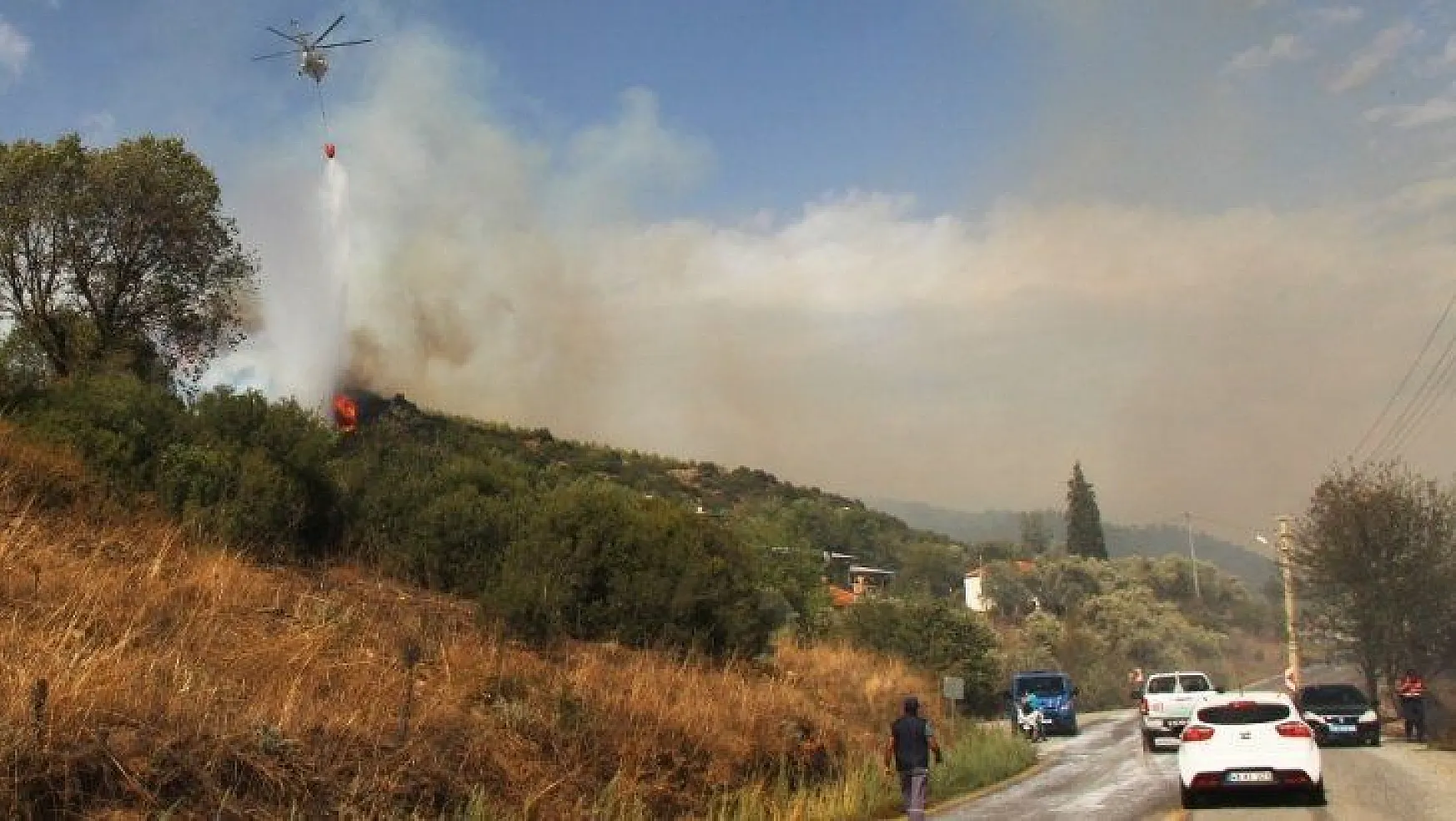 Ormancı türküsünün yakıldığı mahallede korkutan yangın