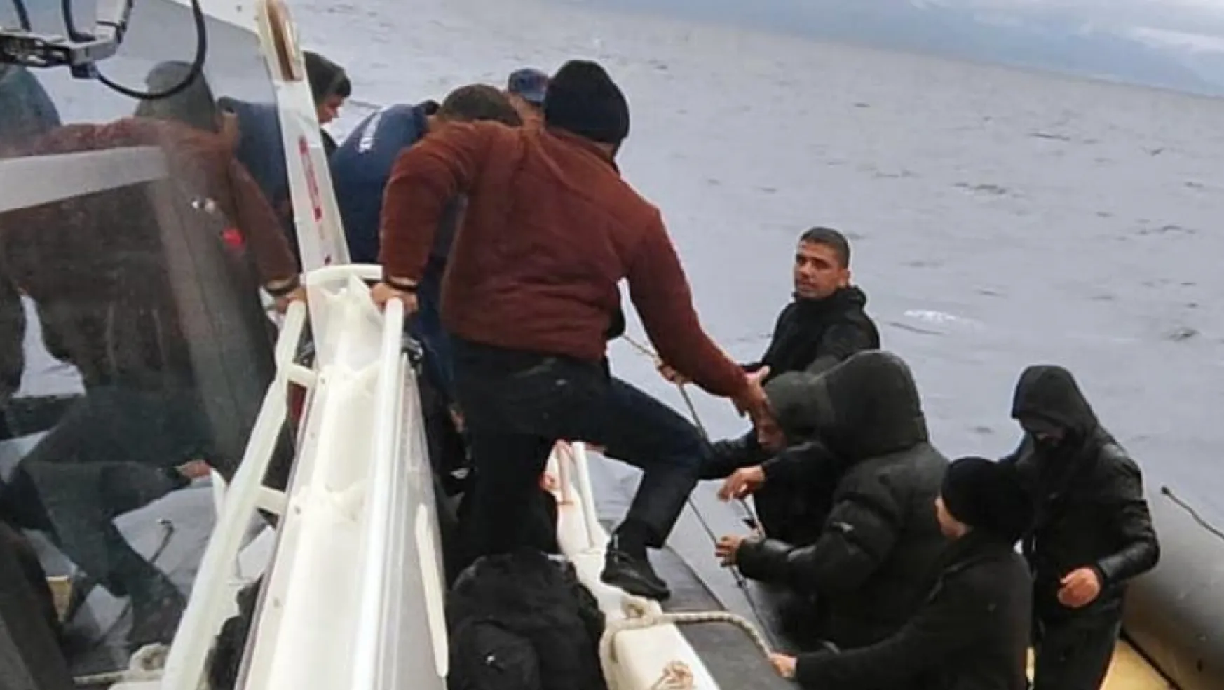 Sahil Güvenlik Ekiplerince göçmenler kurtarıldı