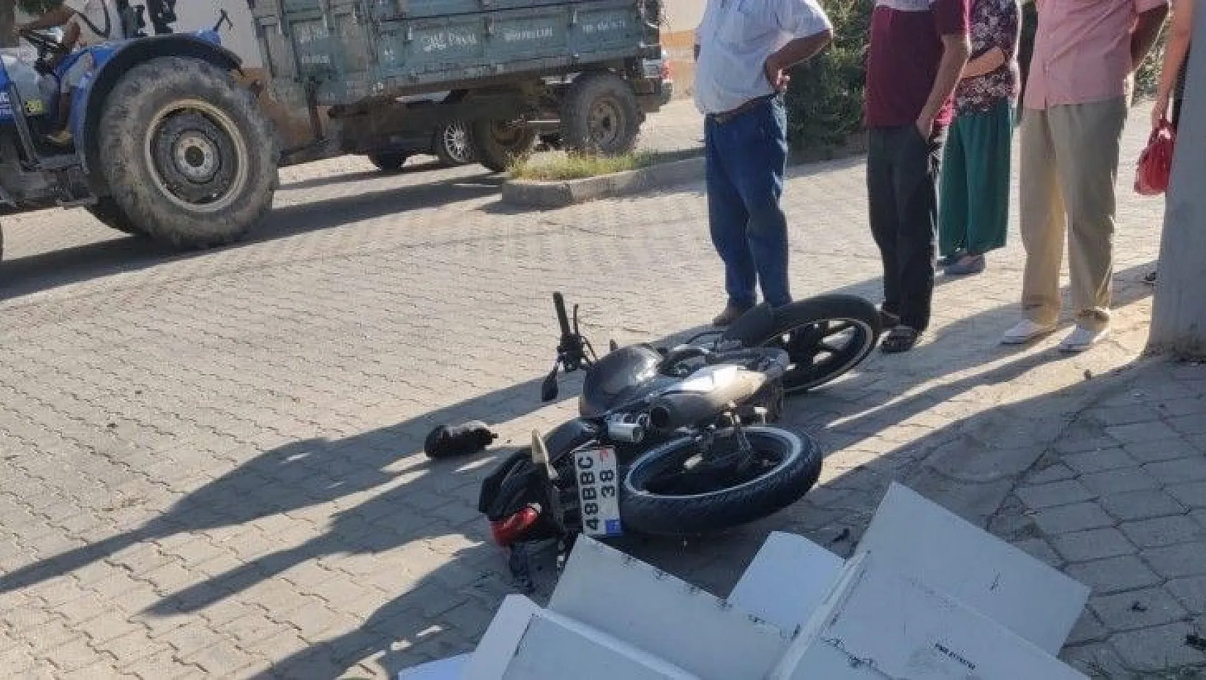 Seydikemer'de trafik kazası: 1 yaralı