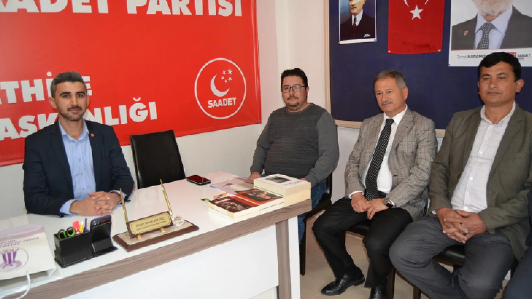 Soydemir'den Saadet Partisi'ne ziyaret