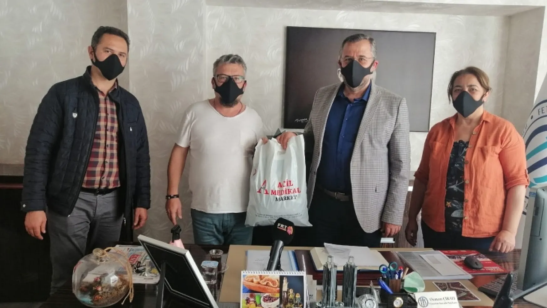İGD-FTSO İşbirliğinde Çalışan Gazetecilere Maske