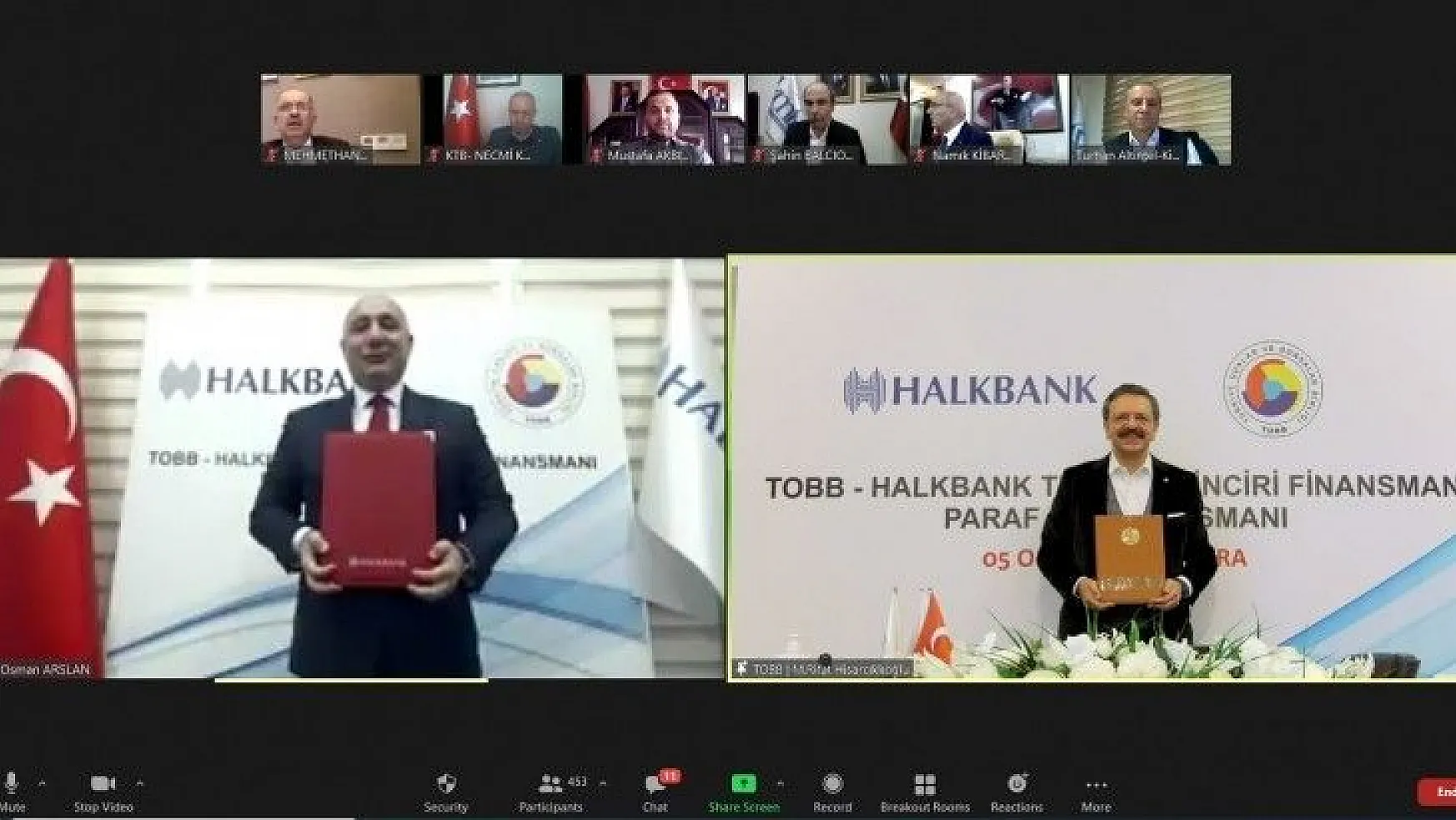 TOBB ve Halkbank, finansman anlaşması imzaladı