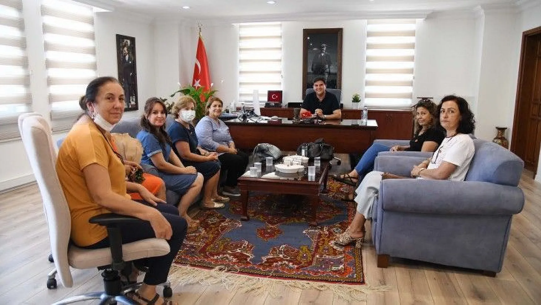 Türk Kadınlar Birliği'nden Başkan Karaca'ya ziyaret