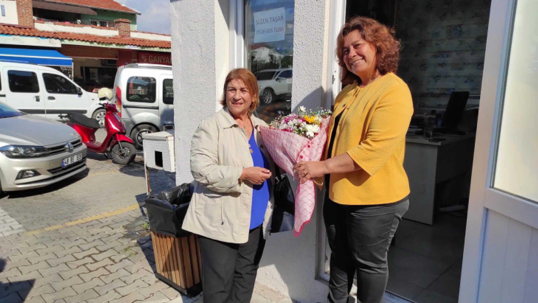 Türk Kadınlar Birliğinden Muhtar Taşar'a ziyaret