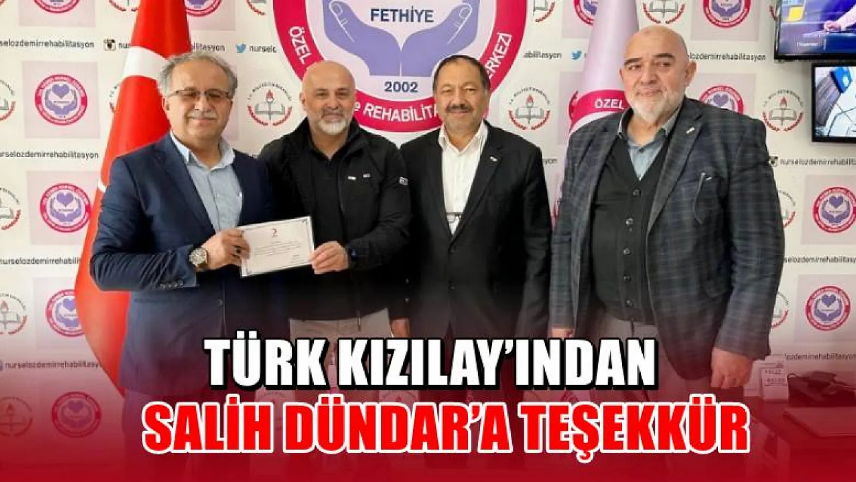 Türk Kızılay'ından Salih Dündar'a teşekkür