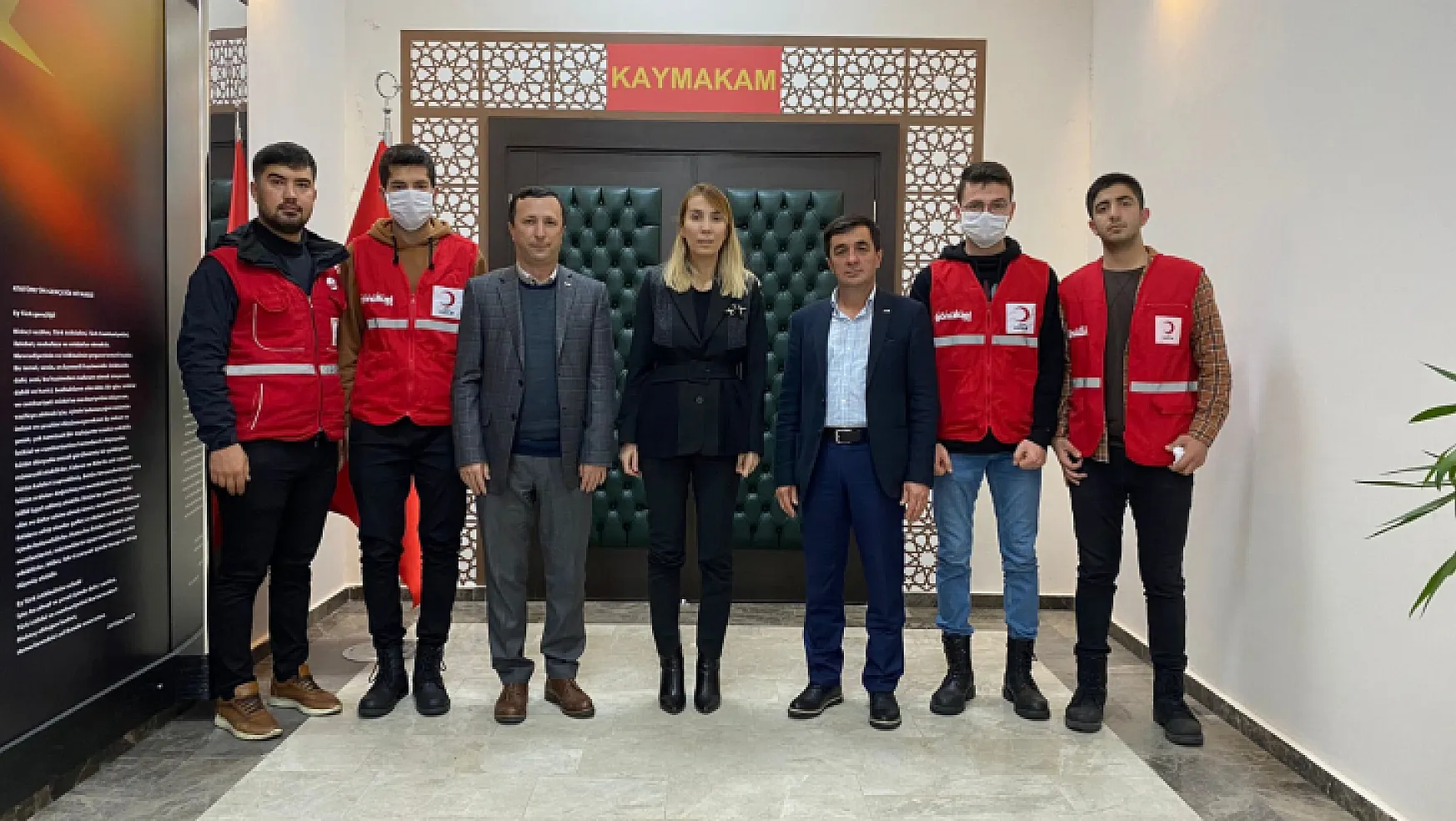Türk Kızılayı Seydikemer Temsilciliği, Kaymakam Büyüker'i ziyaret etti