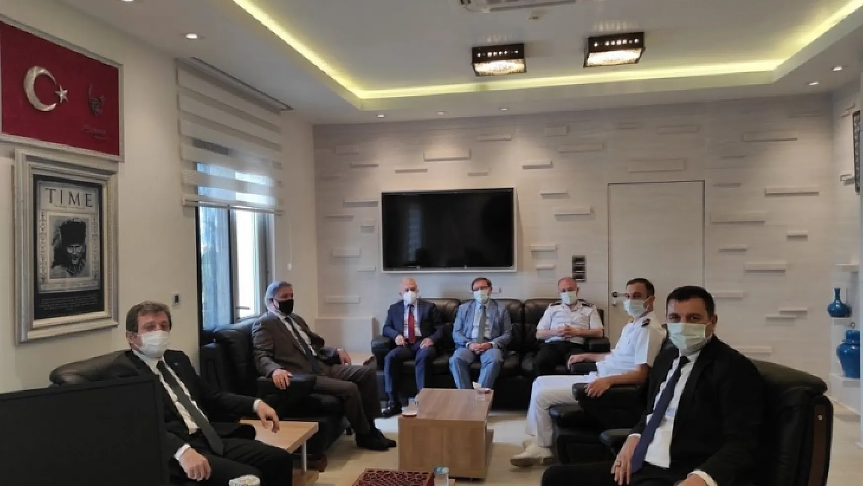 Vali Orhan Tavlı'dan Bodrum Cumhuriyet Başsavcısı Şükrü Arslan'a ziyaret