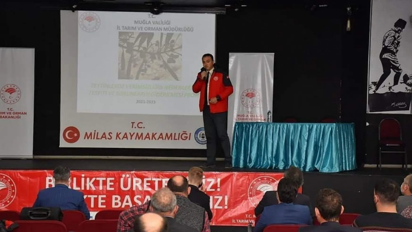 Zeytin Kenti Milas'ta Zeytinde Verimsizliğin Nedenleri ve Çözümleri Tartışıldı