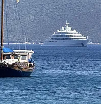 150 milyon dolarlık yüzen saray Bodrum'da