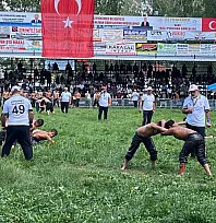 33. Geleneksel Seydikemer Seki Yağlı Pehlivan Güreşleri başladı