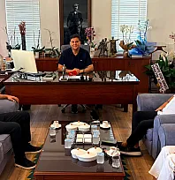 4'lü Masa'dan Başkan Alim Karaca'ya ziyaret