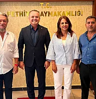 4'lü Masa Kaymakam Akkaya'yı ziyaret etti