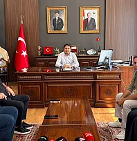 4'lü Masa, Seydikemer Kaymakamı Mustafa Dilekli'yi ziyaret etti