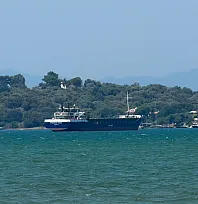 88 Metrelik Yük Gemisi Fethiye Körfezi'nde Demirledi