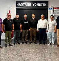 AK Parti Seydikemer İlçe Başkanı Ali Büklü ve Yönetiminden Yeni Başhekim Ertunç Mega'ya Hayırlı Olsun Ziyareti