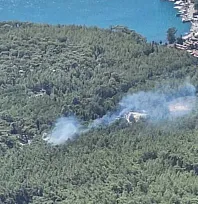 Akyaka'da korkutan yangın hızlı müdahaleyle söndürüldü