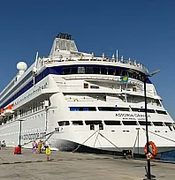 'Astoria Grande' kruvaziyeri 398 yolcuyla Bodrum'a geldi