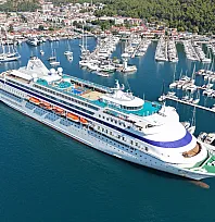 'Astoria Grande' kruvaziyeri Marmaris'e 447 turist getirdi