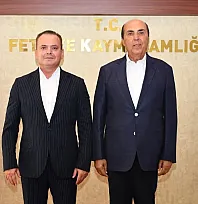 Aydın Ayaydın, Fethiye Kaymakamı Akkaya ile bir araya geldi
