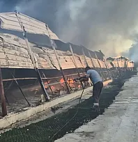 Aydın'daki pazar yeri yangını kontrol altına alındı