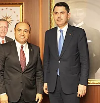 Bakan Kurum'dan Başkan Akdenizli'ye Yakın İlgi