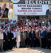 Bakan Yumaklı'ndan Seydikemer'e 1.500 kişilik istihdam müjdesi