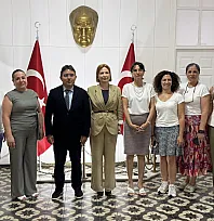 Başsavcı Yörük'ten Kaymakam Kaya'ya veda ziyareti