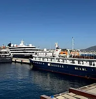 Bodrum'a 3 gemi birden geldi