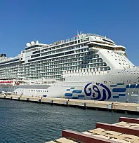 Bodrum'a 'Aroya' kruvaziyeriyle 1489 turist geldi