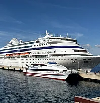 Bodrum'a 'Astoria Grande' kruvaziyeriyle 447 turist geldi