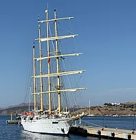 Bodrum'a 'Star Flyer' kruvaziyeriyle 152 turist geldi