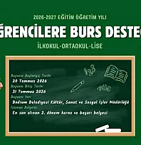 Bodrum Belediyesinden öğrencilere burs desteği