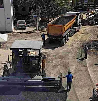 Bodrum'da altyapısı tamamlanan bölgelerde üstyapı çalışmaları hız kesmiyor