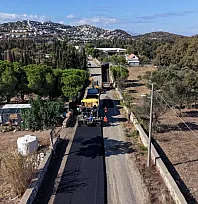 Bodrum'da beş mahallede yol çalışmaları sürüyor