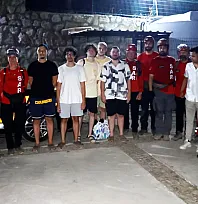 Bodrum'da dağlık alanda mahsur kalan 5 kişi kurtarıldı