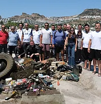 Bodrum'da deniz dibi temizliği yapıldı