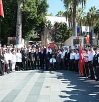 Bodrum'da Gaziler Günü törenle kutlandı