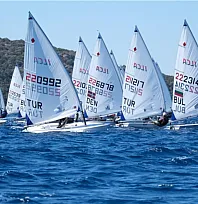 Bodrum'da ILCA Europa Cup'ta yarış heyecanı başladı