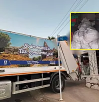 Bodrum'da kapalı kasap deposundan 400 kilo bozuk et çıktı