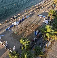 Bodrum'da Plaj voleybolu heyecanı devam ediyor