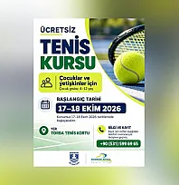 Bodrum'da ücretsiz tenis kursu başlıyor